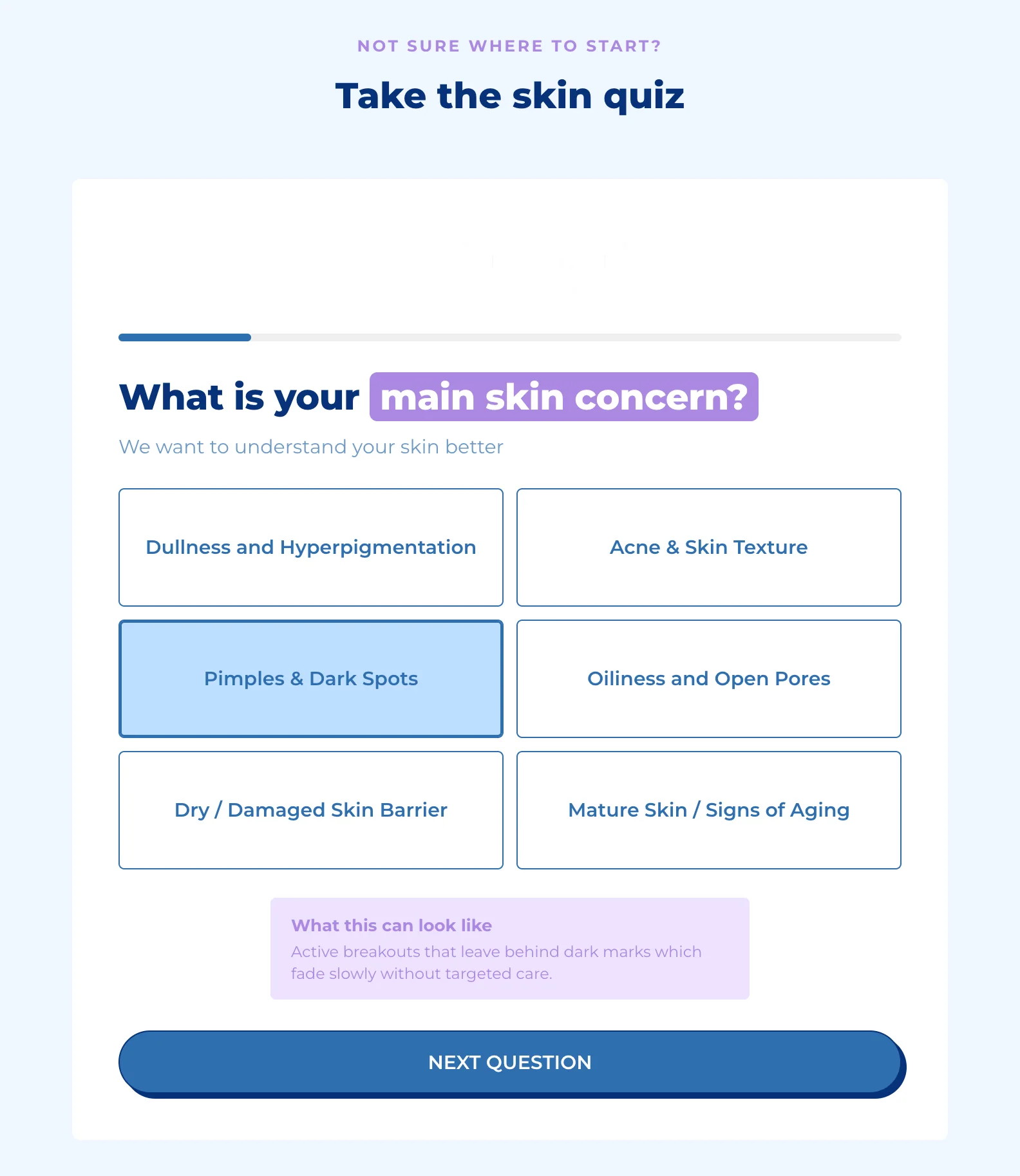 A question with an answer picked and its education box below